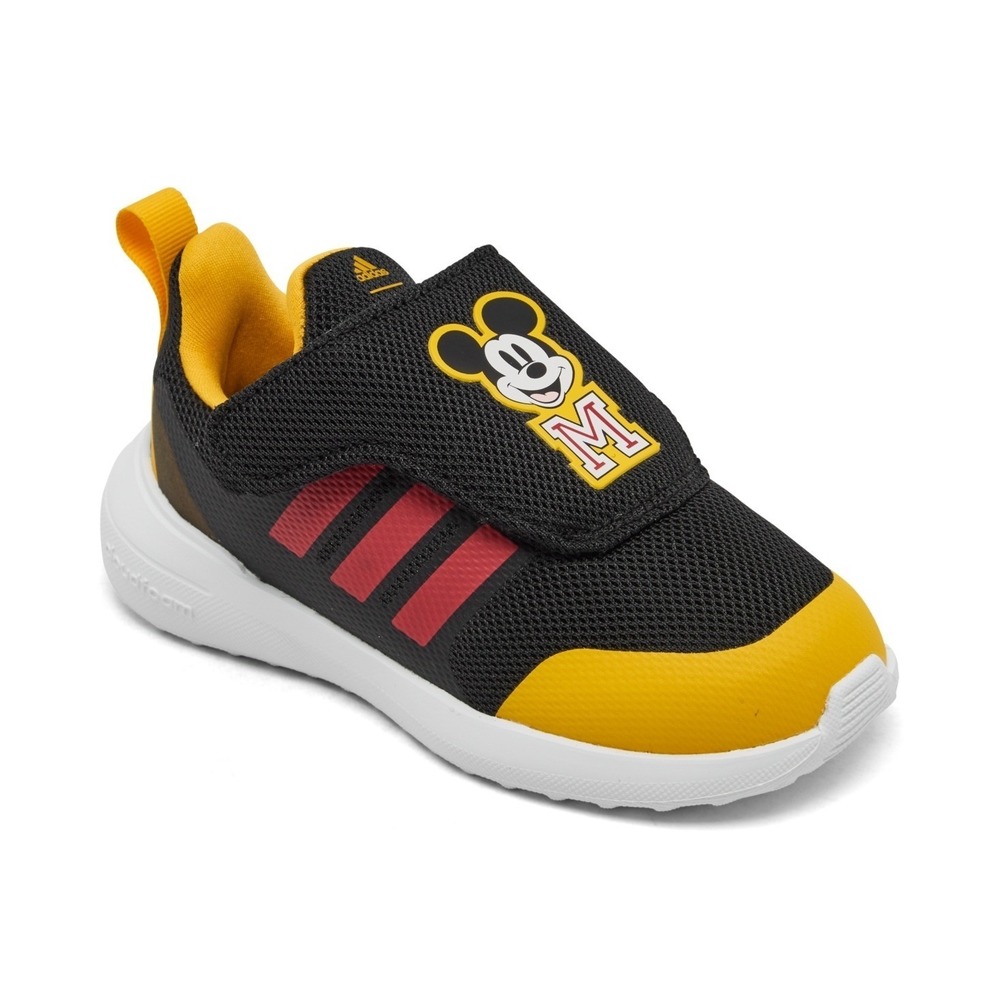 Boys Fortarun Mickey Sneakers Black Size 7 Toddler | Adidas New With Tags